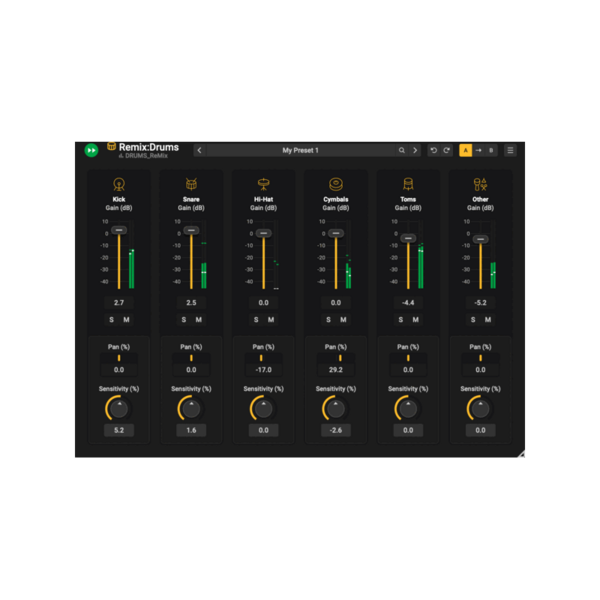 Acon Digital Remix:Drums AI 鼓分軌 Plugin (下載版) - 效果器軟體 Plugin
