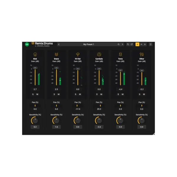 Acon Digital Remix:Drums AI 鼓分軌 Plugin (下載版) - 產品圖片 1