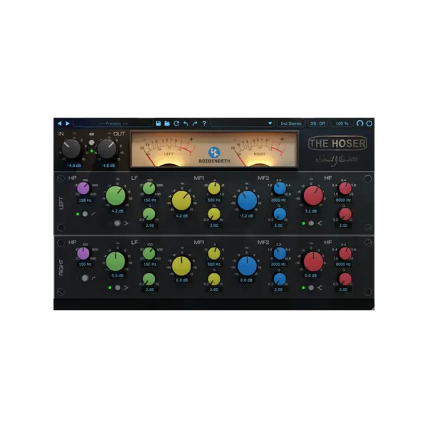 Boz Digital Labs The Hoser XT 2 類比 EQ Plugin (下載版) - 產品圖片 1