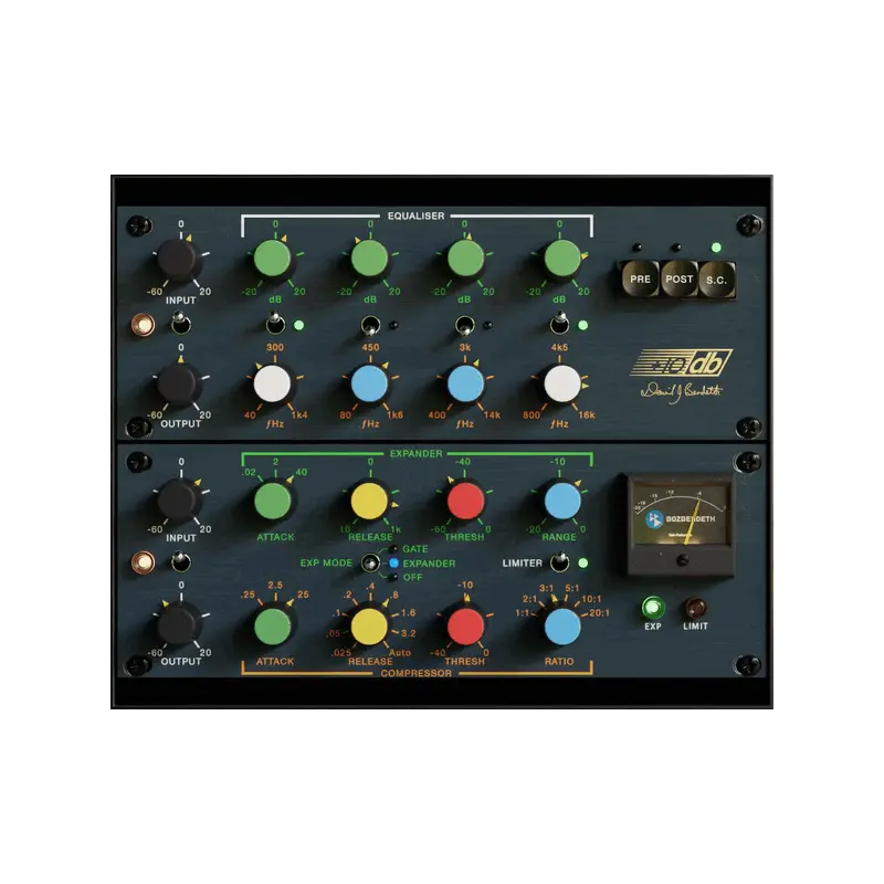 Boz Digital Labs +10dB Channel Strip 2 壓縮＋EQ 通道條 Plugin (下載版) - 主圖
