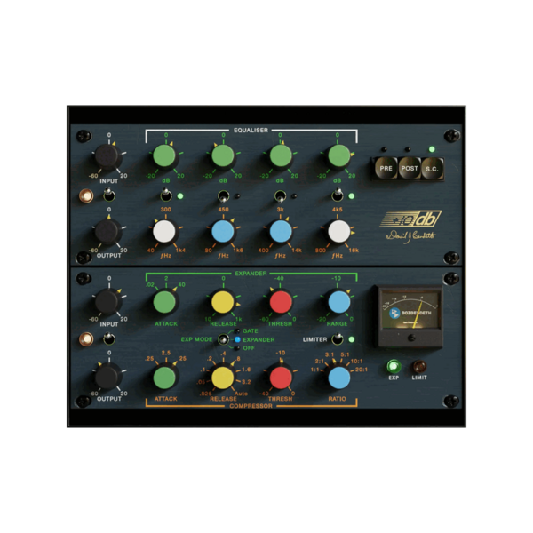 Boz Digital Labs +10dB Channel Strip 2 壓縮＋EQ 通道條 Plugin (下載版) - 效果器軟體 Plugin