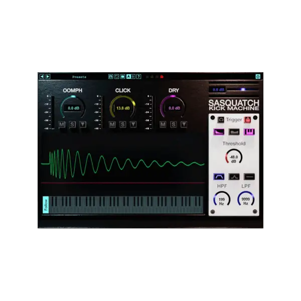 Boz Digital Labs Sasquatch Kick Machine 2 大鼓塑形 Plugin (下載版) - 產品圖片 1