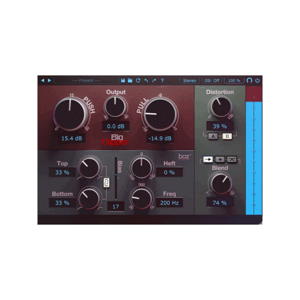 Boz Digital Labs Big Clipper 2 削波失真 Plugin (下載版) - 效果器軟體 Plugin