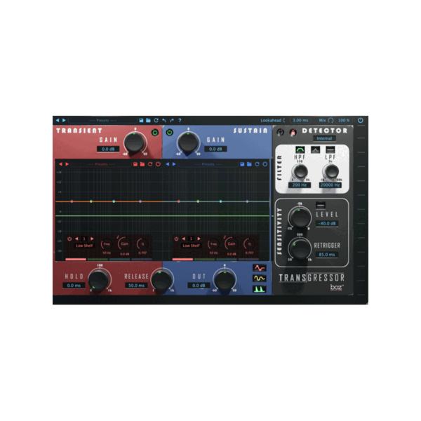 Boz Digital Labs Transgressor 3 暫態塑形 Plugin (下載版) - 效果器軟體 Plugin