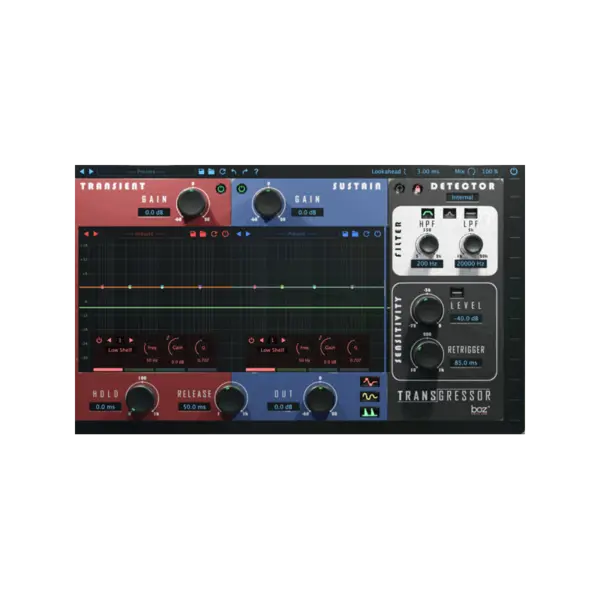 Boz Digital Labs Transgressor 3 暫態塑形 Plugin (下載版) - 產品圖片 1