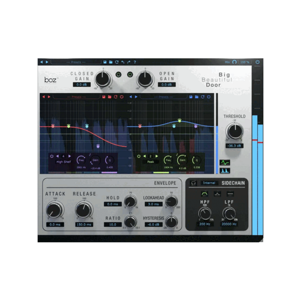 Boz Digital Labs Big Beautiful Door 2 創意門限 Plugin (下載版) - 效果器軟體 Plugin