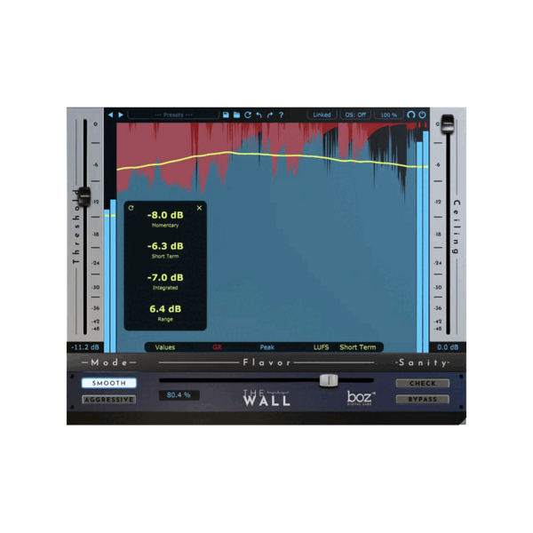 Boz Digital Labs The Wall 2 限制器 Plugin (下載版) - 效果器軟體 Plugin