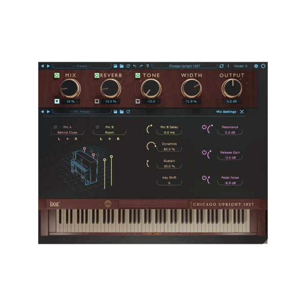 Boz Digital Labs Chicago Upright 1927 Pro 鋼琴音源 (下載版) - 音源軟體 Plugin 