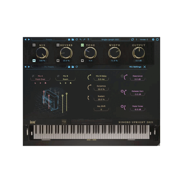 Boz Digital Labs Ningbo Upright 2021 Pro 鋼琴音源 (下載版) - 音源軟體 Plugin 