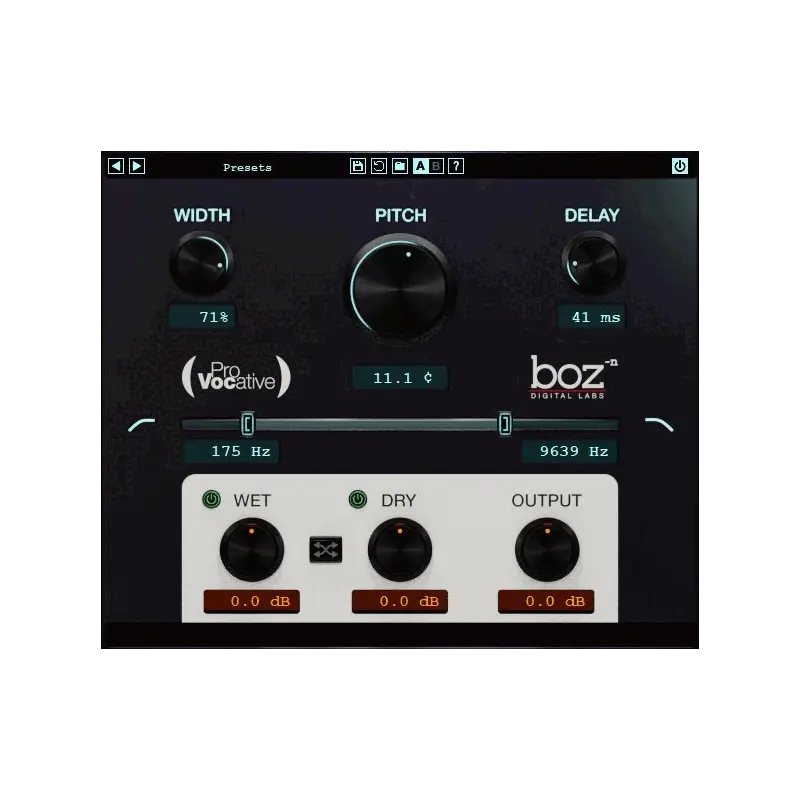 Boz Digital Labs ProVocative 人聲加厚效果器 Plugin (下載版) - 主圖