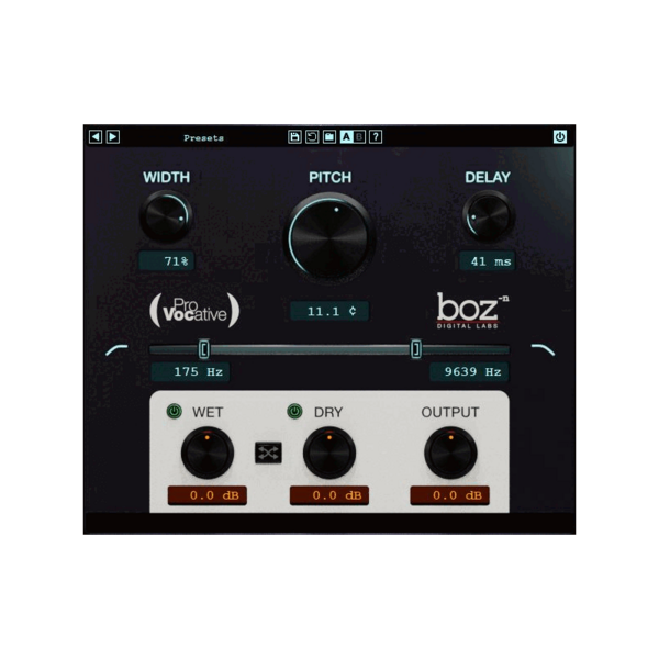 Boz Digital Labs ProVocative 人聲加厚效果器 Plugin (下載版) - 效果器軟體 Plugin