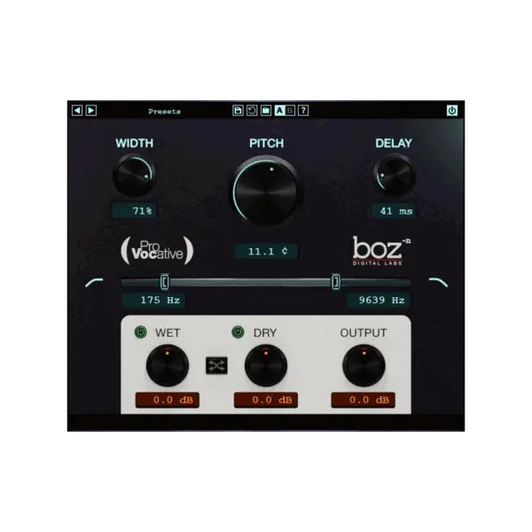 Boz Digital Labs ProVocative 人聲加厚效果器 Plugin (下載版) - 產品圖片 1