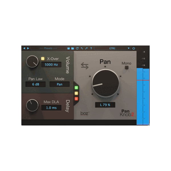 Boz Digital Labs Pan Knob 2 聲像控制 Plugin (下載版) - 效果器軟體 Plugin