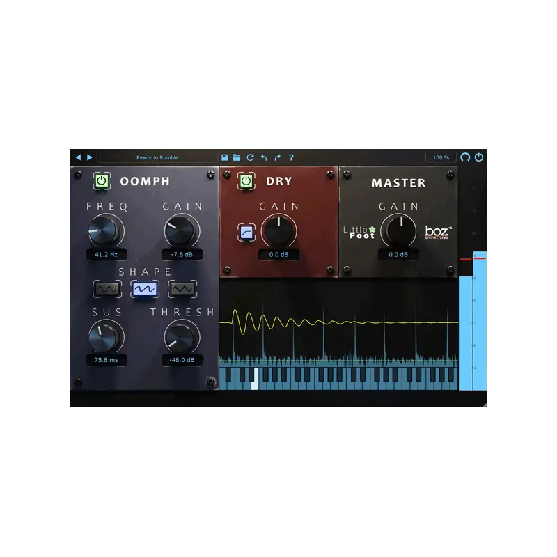 Boz Digital Labs Little Foot 2 大鼓低頻增強 Plugin (下載版) - 主圖