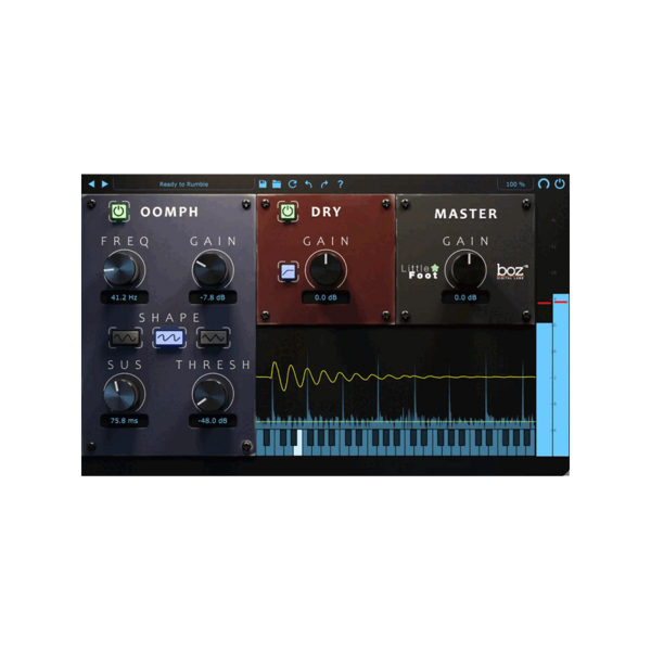 Boz Digital Labs Little Foot 2 大鼓低頻增強 Plugin (下載版) - 效果器軟體 Plugin