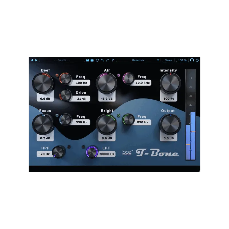 Boz Digital Labs T-Bone 2 快速音色 EQ Plugin (下載版) - 主圖