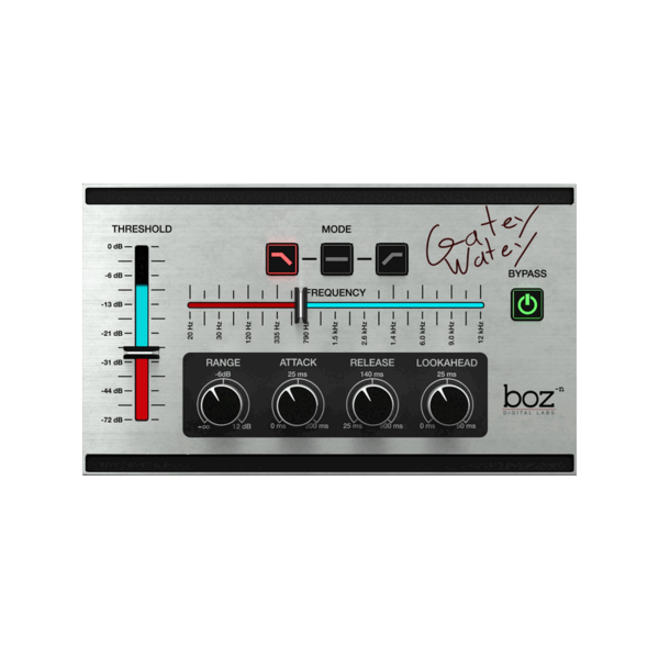 Boz Digital Labs Gatey Watey 頻段式門限 Plugin (下載版) - 效果器軟體 Plugin