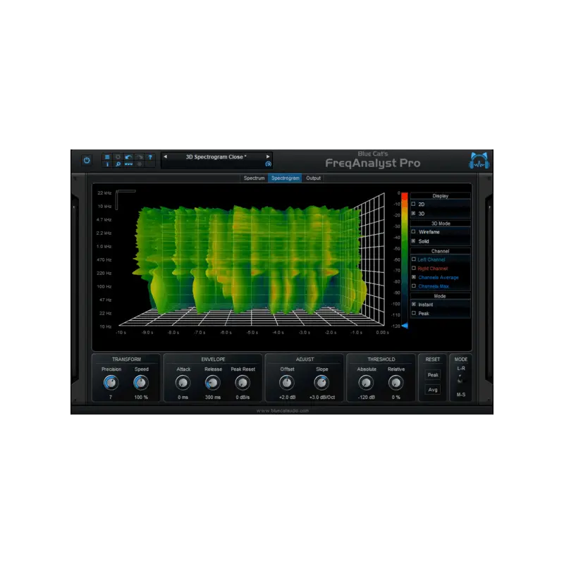 Blue Cat Audio FreqAnalyst Pro 頻譜分析 Plugin (下載版) - 主圖