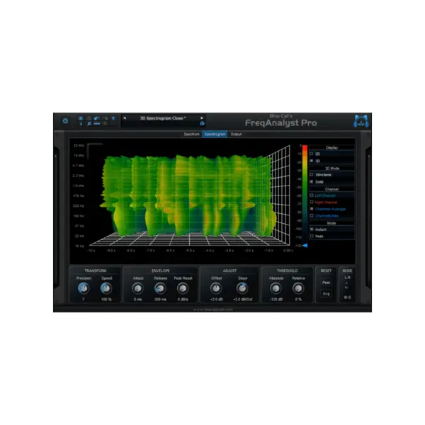 Blue Cat Audio FreqAnalyst Pro 頻譜分析 Plugin (下載版) - 產品圖片 1