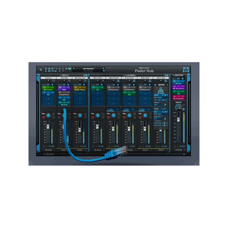 Blue Cat Audio Fader Hub 網路混音串流控台 (下載版) - 主圖