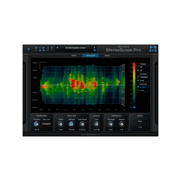 Blue Cat Audio StereoScope Pro 立體聲像分析 Plugin (下載版) - 產品圖片 1