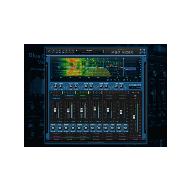 Blue Cat Audio MB-7 Mixer 多頻段混音與 Plugin 宿主 (下載版) - 主圖