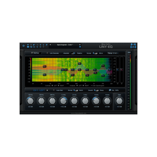 Blue Cat Audio Liny EQ 線性相位 EQ Plugin (下載版) - 效果器軟體 Plugin