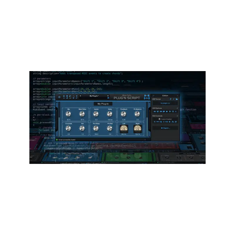 Blue Cat Audio Plug'n Script 可程式化音訊／MIDI 處理器 (下載版) - 主圖