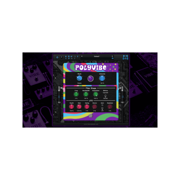 Blue Cat Audio PolyVibe Vibe 調變效果器 Plugin (下載版) - 效果器軟體 Plugin