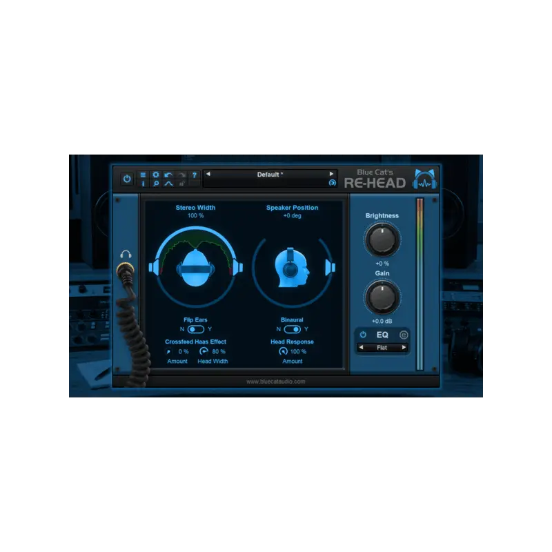 Blue Cat Audio Re-Head 耳機頭部響應模擬 Plugin (下載版) - 主圖