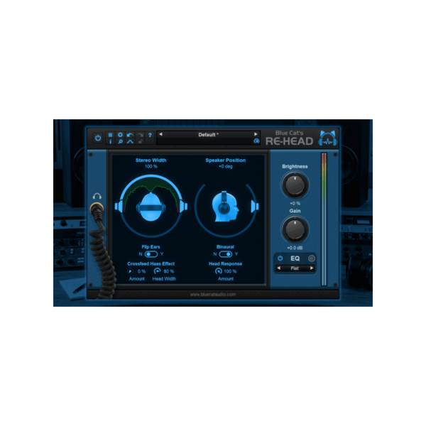 Blue Cat Audio Re-Head 耳機頭部響應模擬 Plugin (下載版) - 效果器軟體 Plugin