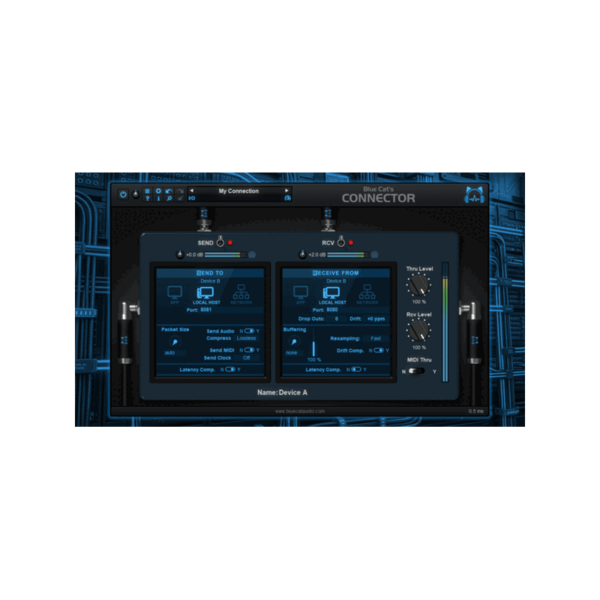 Blue Cat Audio Connector 音訊／MIDI 串流 Plugin (下載版) - 效果器軟體 Plugin