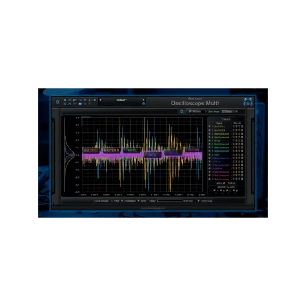 Blue Cat Audio Oscilloscope Multi 多軌波形示波器 Plugin (下載版) - 產品圖片 1