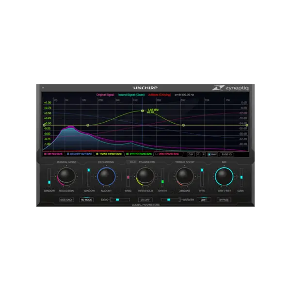 Zynaptiq UNCHIRP 壓縮破音修復 Plugin (下載版) - 產品圖片 1