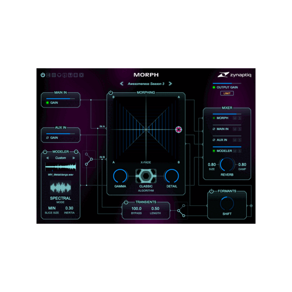 Zynaptiq MORPH 3 即時音訊變形 Plugin (下載版) - 效果器軟體 Plugin