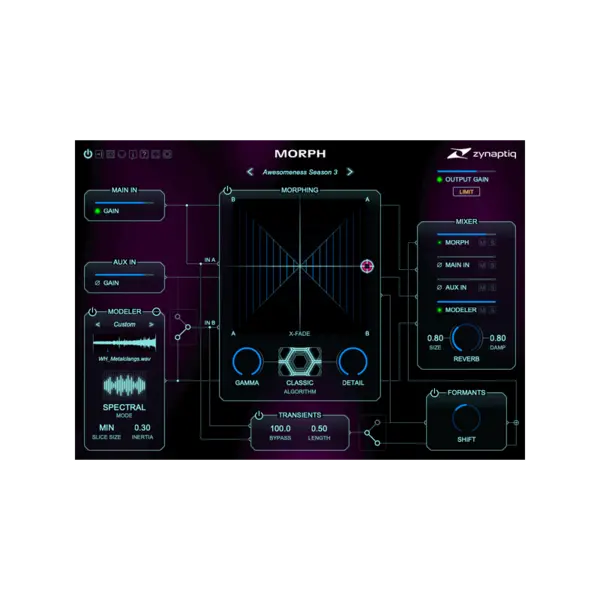 Zynaptiq MORPH 3 即時音訊變形 Plugin (下載版) - 產品圖片 1