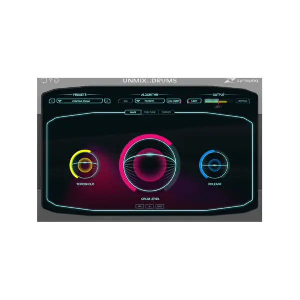Zynaptiq UNMIX::DRUMS 混音中鼓聲增減 Plugin (下載版) - 產品圖片 1