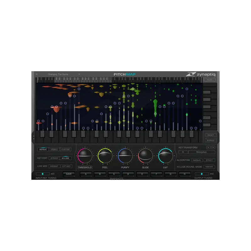 Zynaptiq PITCHMAP 多音即時音高控制 Plugin (下載版) - 主圖