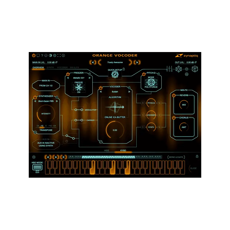 Zynaptiq ORANGE VOCODER IV 多演算法聲碼器 Plugin (下載版) - 主圖