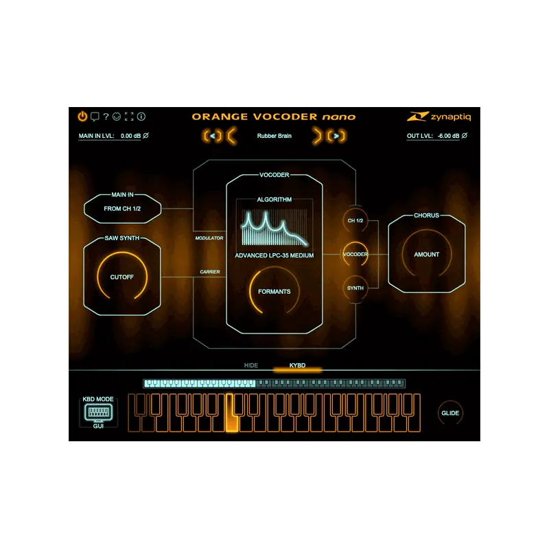 Zynaptiq ORANGE VOCODER NANO 聲碼器 Plugin (下載版) - 主圖
