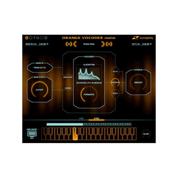 Zynaptiq ORANGE VOCODER NANO 聲碼器 Plugin (下載版) - 效果器軟體 Plugin