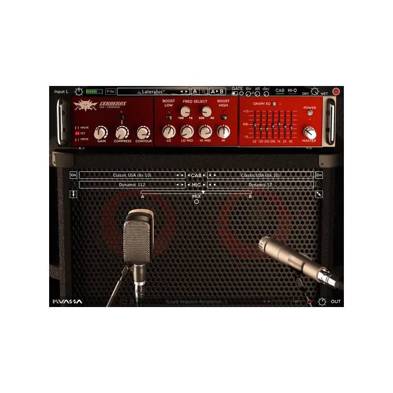 Kuassa Cerberus Bass Amp 貝斯音箱模擬 (下載版) - 主圖