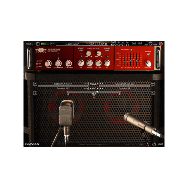 Kuassa Cerberus Bass Amp 貝斯音箱模擬 (下載版) - 效果器軟體 Plugin