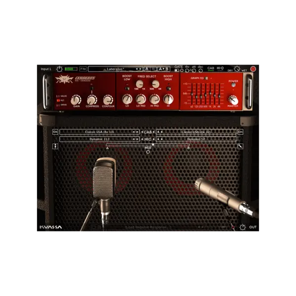 Kuassa Cerberus Bass Amp 貝斯音箱模擬 (下載版) - 產品圖片 1