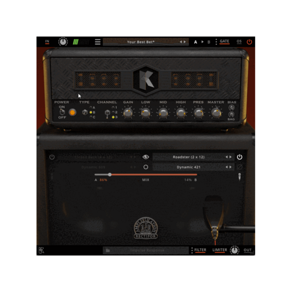 Kuassa Amplifikation Rectifor 高增益音箱模擬 (下載版) - 效果器軟體 Plugin