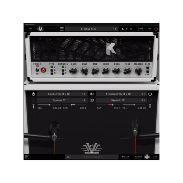 Kuassa Amplifikation VVV 高增益音箱模擬 (下載版) - 效果器軟體 Plugin