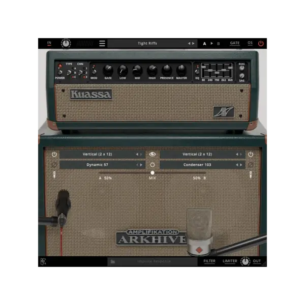 Kuassa Amplifikation Arkhive 多通道吉他音箱模擬 (下載版) - 產品圖片 1