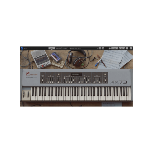 Martinic AX73 80 年代類比合成器 (下載版) - 音源軟體 Plugin 