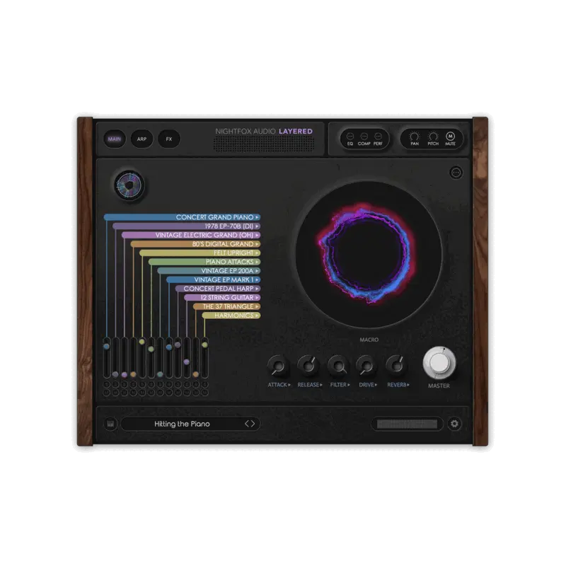 Nightfox Audio Layered 混合疊層音源 (下載版) - 主圖