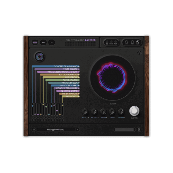 Nightfox Audio Layered 混合疊層音源 (下載版) - 音源軟體 Plugin 
